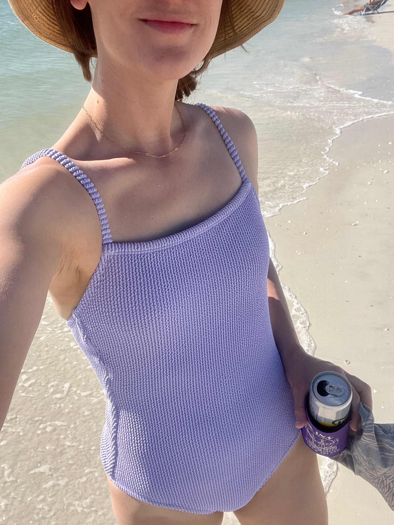 Target swim for the win. This suit is my new all time fav. Hunza G vibes without the price tag. Perfectly covering without feeling “old”. Comes in two colors - $40! #targetstyle #targetswim #onepiece #swimsuit #vacationoutfit #beachoutfit 

#LTKSeasonal #LTKunder50 #LTKswim