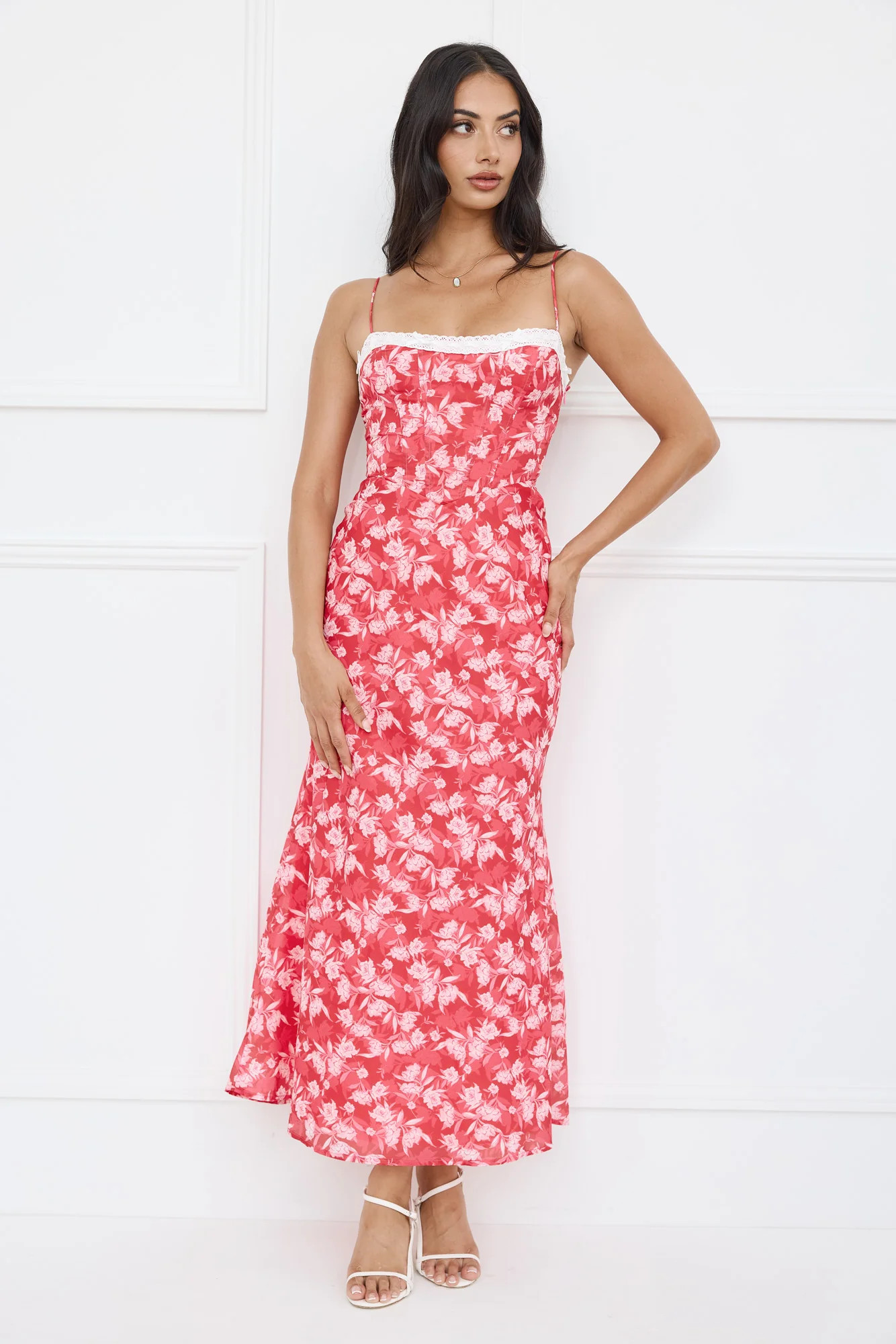 Recipe For Happiness Maxi Dress Red | Hello Molly (AU)