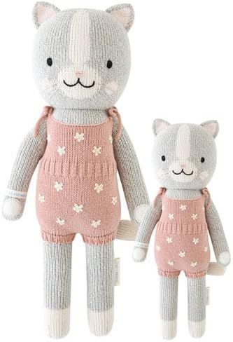 cuddle + kind Daisy The Kitten Little 13" Hand-Knit Doll – 1 Doll = 10 Meals, Fair Trade, Heirloom Q | Amazon (US)