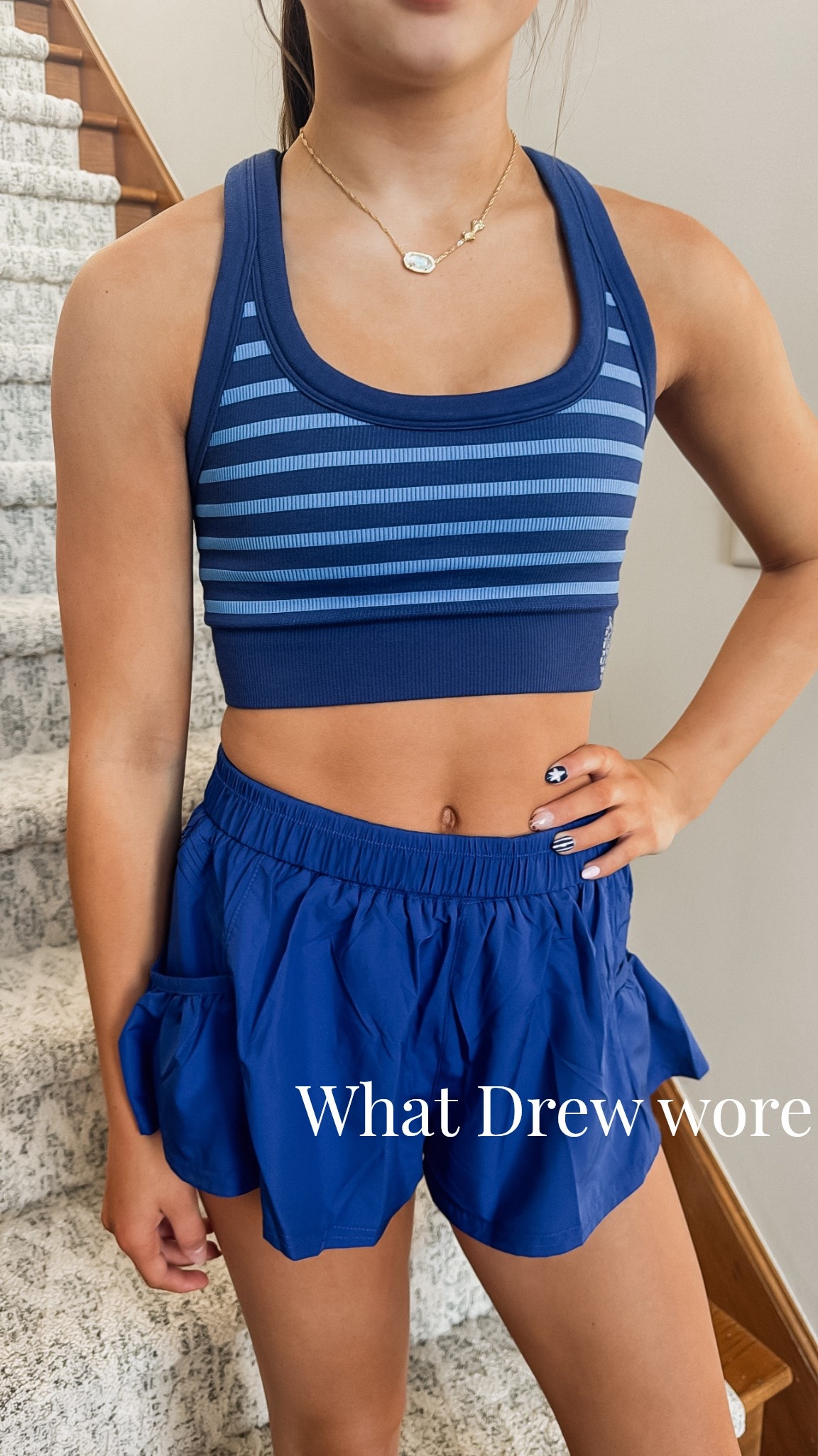 Off to cheer practice. 
Smallest size in both  

#LTKgrwm #LTKSeasonal