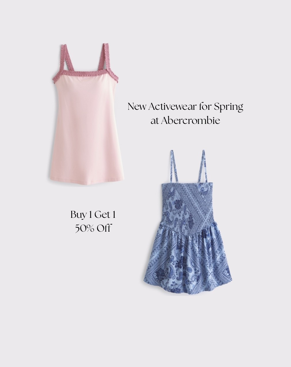 I live in these athletic dresses in the summer! Perfect for vacation or running errands as a mom and still feeling cute and put together 🌸🩵🤩

#LTKmomlife #LTKSaleAlert #LTKootd