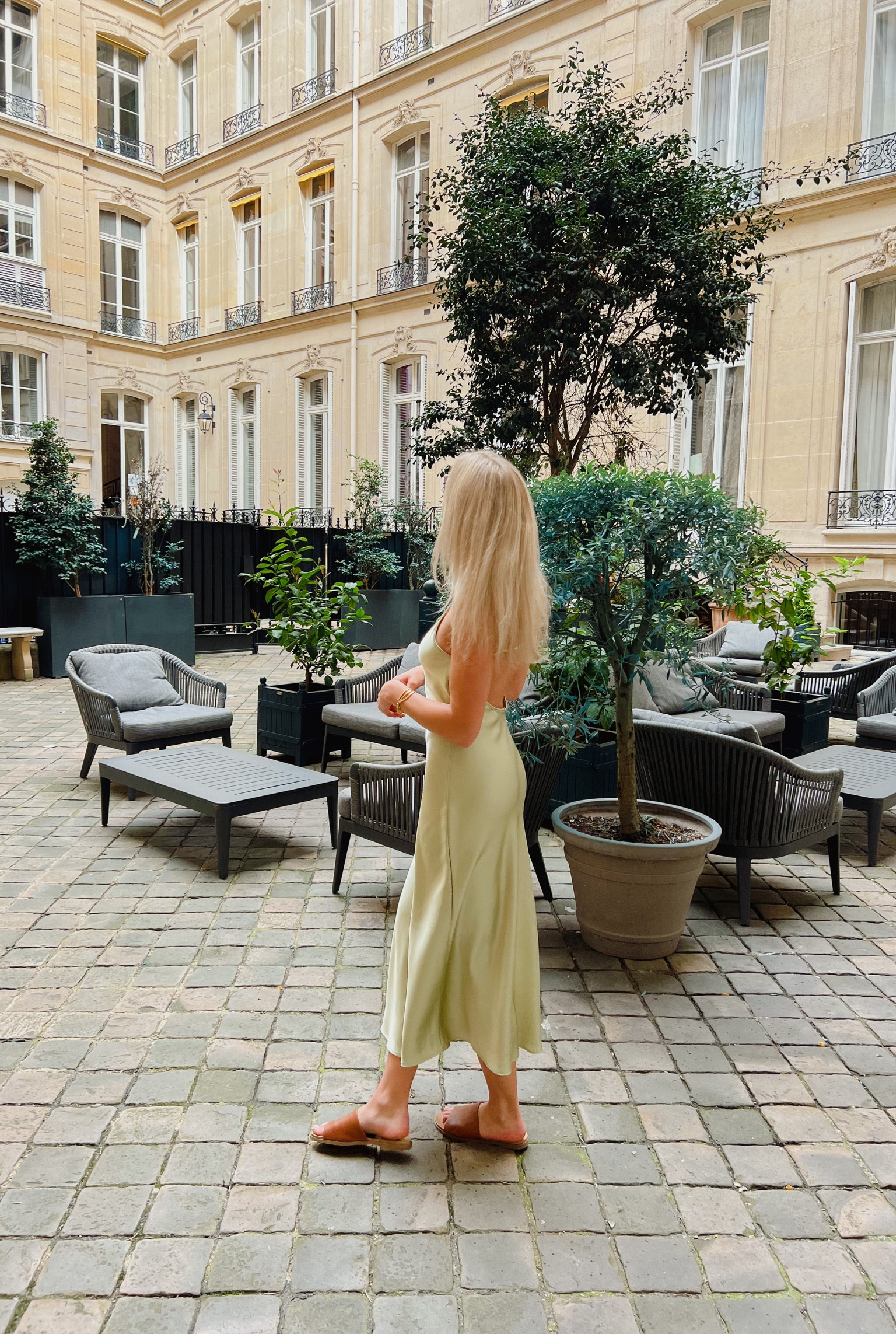 green in the courtyard 🍃🌿

#LTKSeasonal #LTKunder100 #LTKworkwear