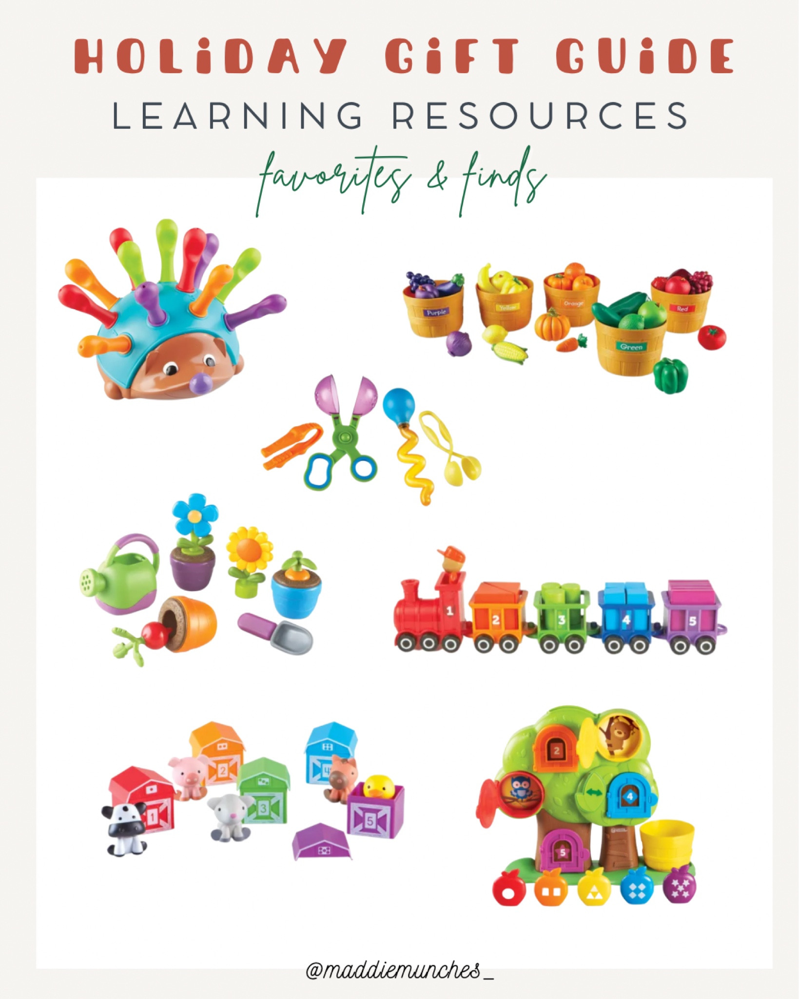 Learning Resources Gift Guide | Gift Guide for Toddlers | Christmas Gift for Children | Gifts for Toddlers 

#LTKHoliday #LTKfamily #LTKGiftGuide