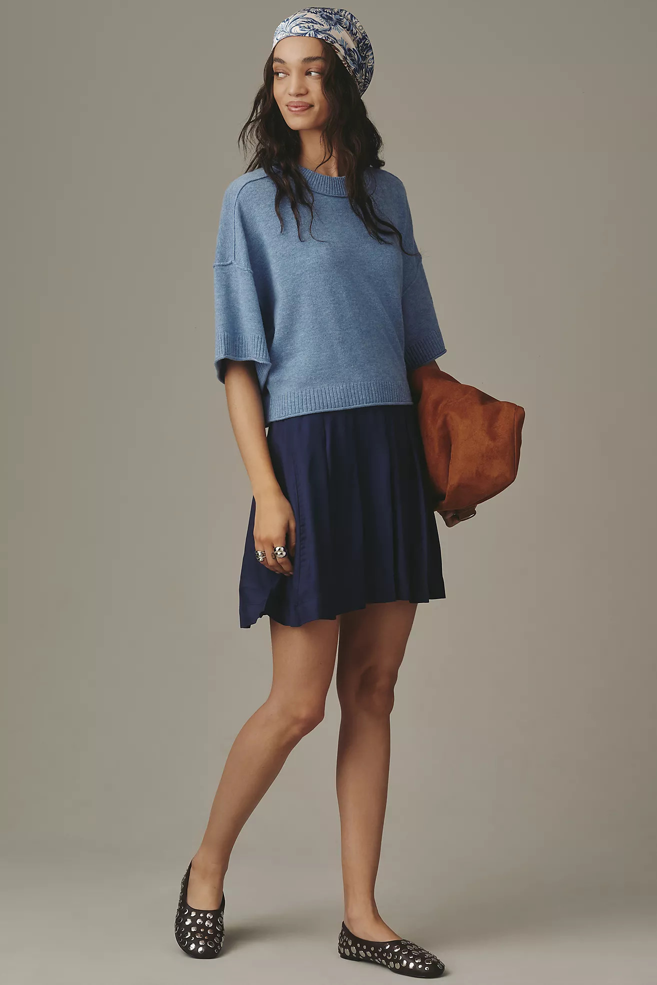 By Anthropologie Wool Cashmere Twofer Mini Dress | Anthropologie (US)