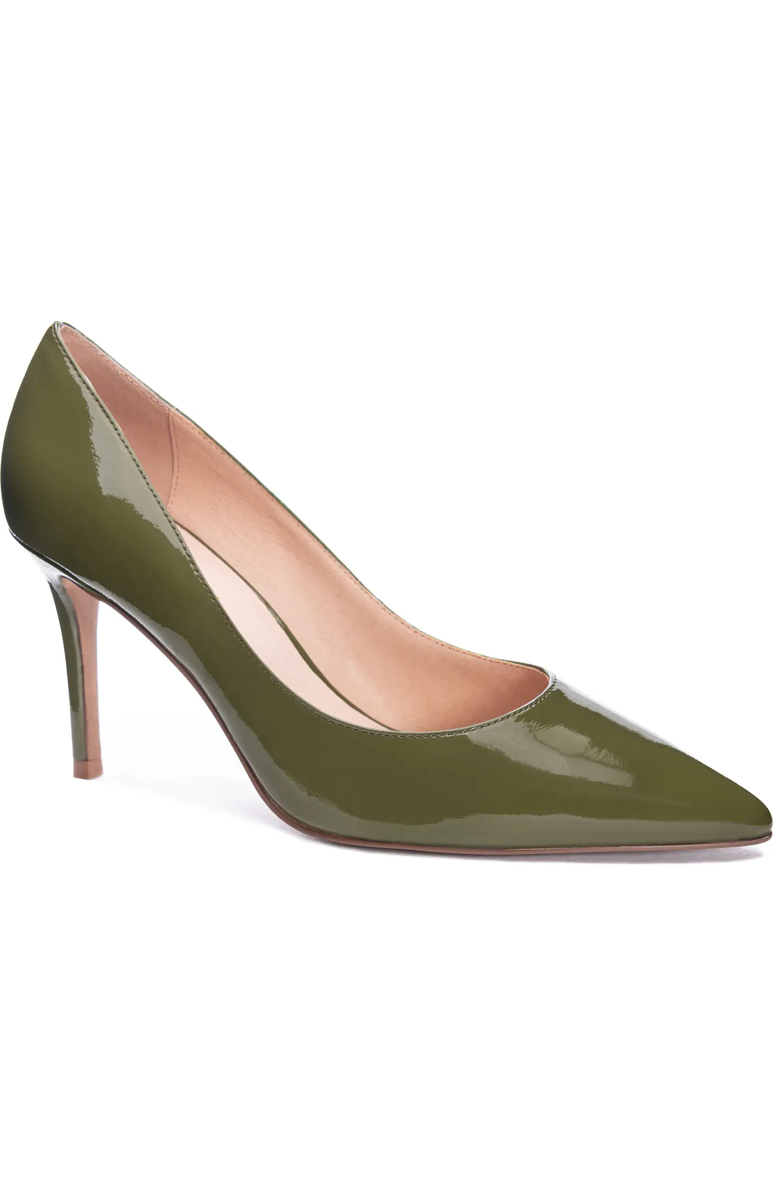 42 Gold Rafee Liquid Patent Pointed Toe Pump (Women) | Nordstrom | Nordstrom