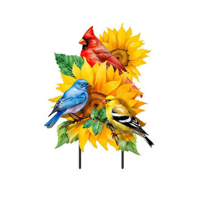 Briarwood Lane Summer Metal Art 16x18 Birds in the Garden For Summer Metal Art | Target