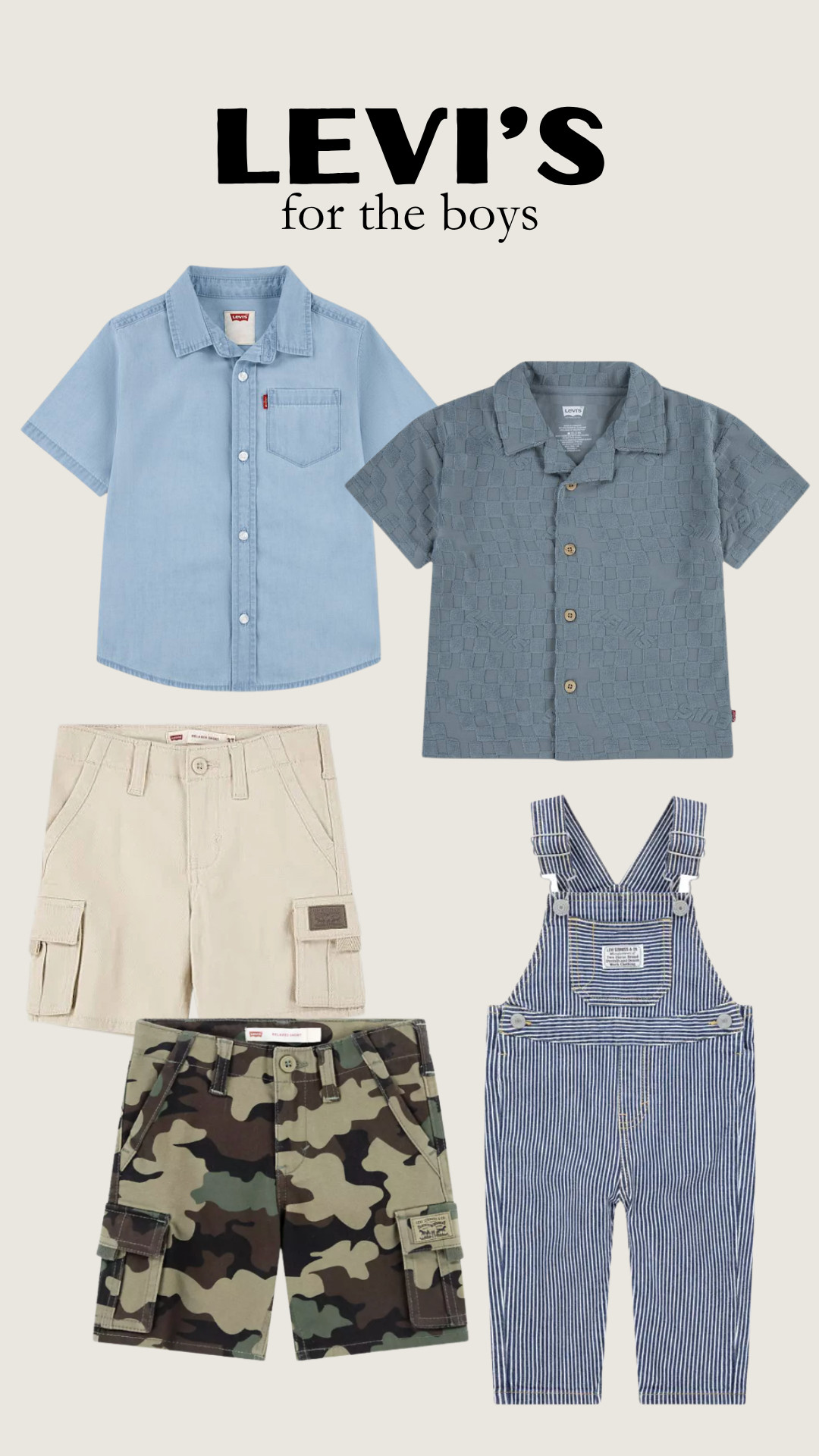 And of course had to get these adorable pieces for my boys 🤍 Can’t wait to see them in these styles! 
 