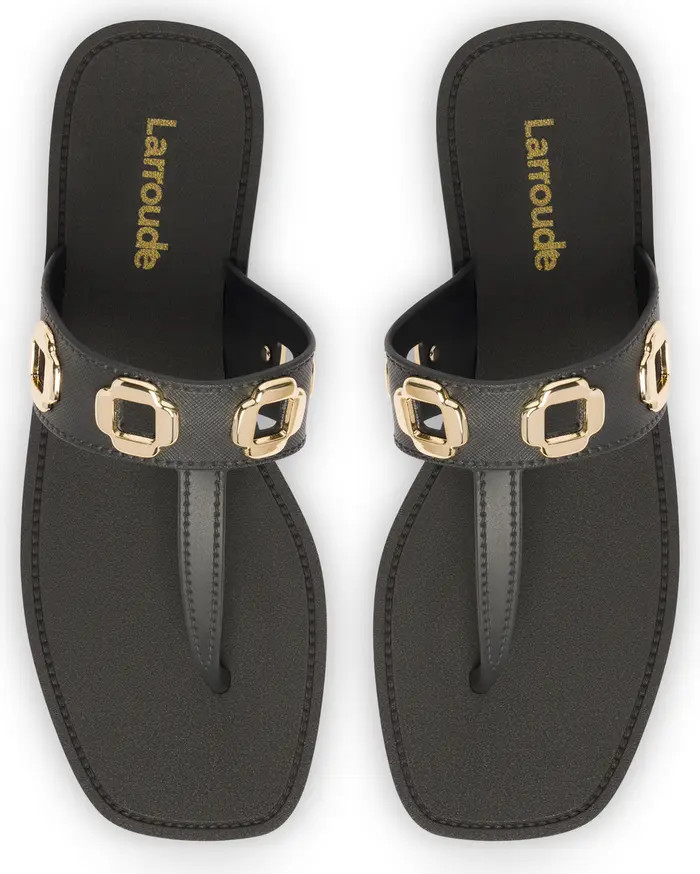 Larroudé Milan Jelly Thong Sandal (Women) | Nordstrom | Nordstrom