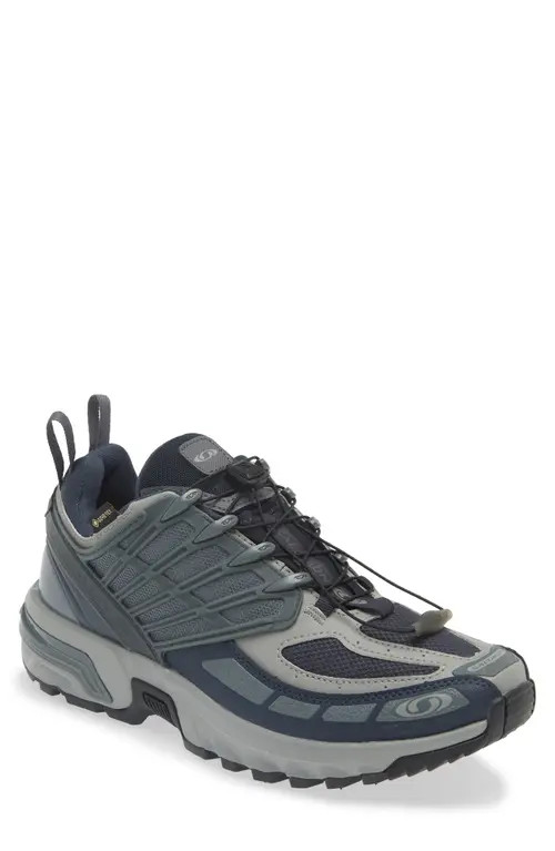 Salomon ACS Pro Gore-Tex® Waterproof Sneaker in Blue Nights/sharkskin at Nordstrom, Size 5 | Nordstrom