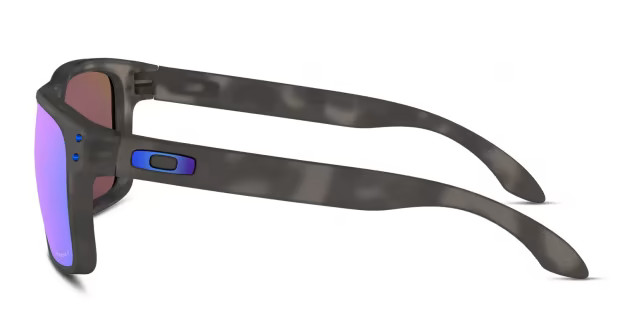 Oakley OO9102 Holbrook Gary/Black/Blue Sunglasses | GlassesUSA