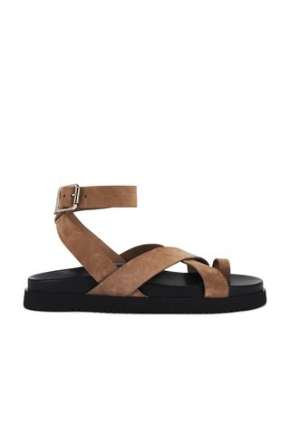 Steve Madden Mira Sandal in Taupe Nubuck from Revolve.com | Revolve Clothing (Global)