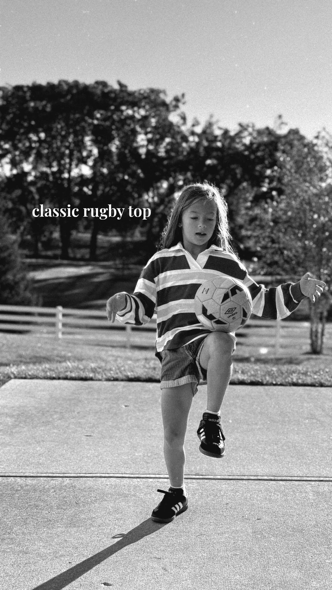 Classic rugby top, with the cutest sheer collar! Available in kids & women’s so you can twin it up with your little cutie ☺️

#LTKFamily #LTKKids #LTKSeasonal