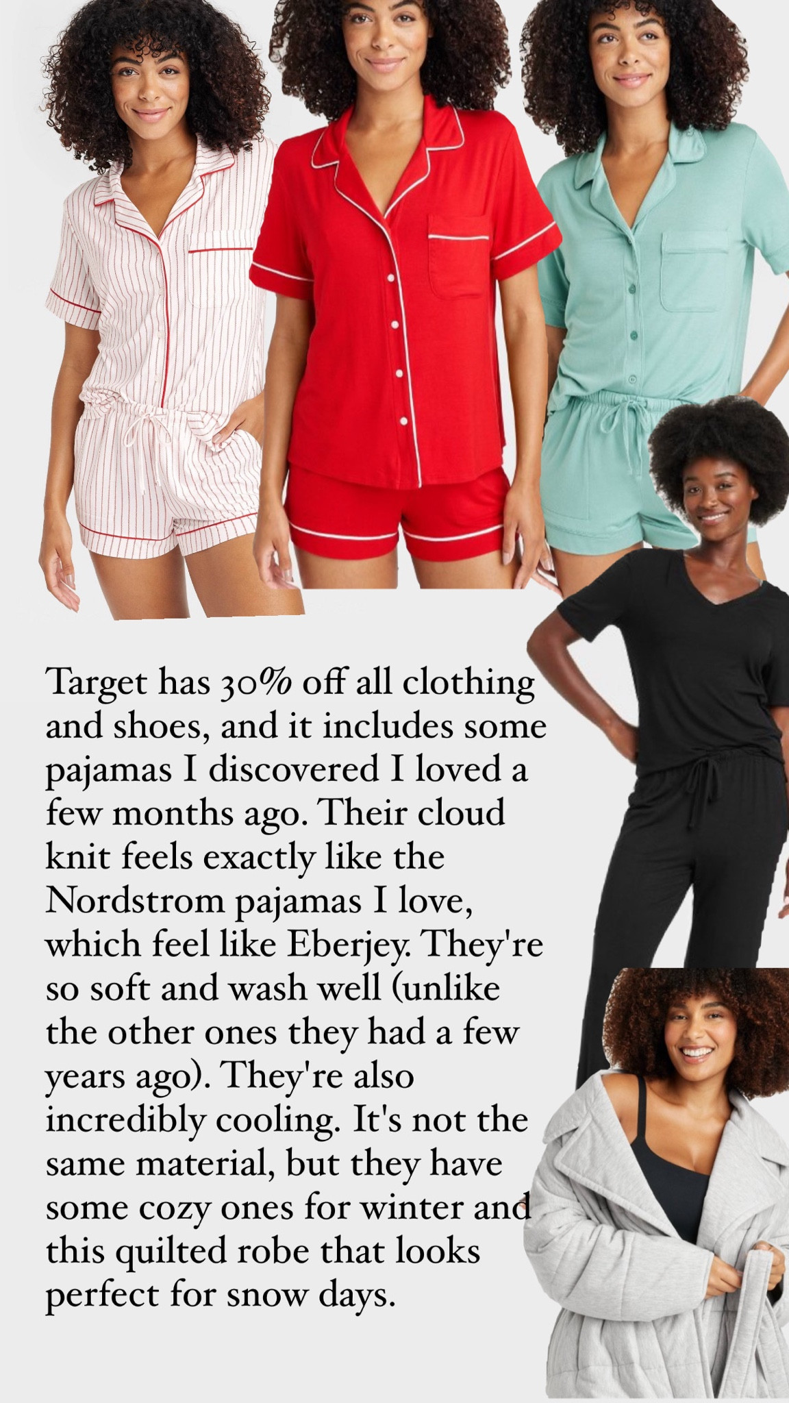 Target cloud knit pajamas are so soft  