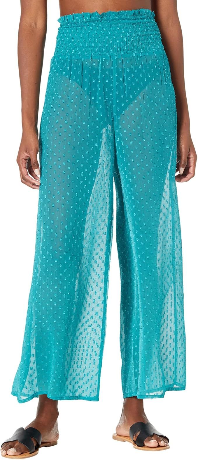 America & Beyond Peacock Teal Beach Pants | Amazon (US)