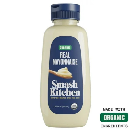 Smash Kitchen Organic Real Mayonnaise, 11.25 oz Bottle | Walmart (US)