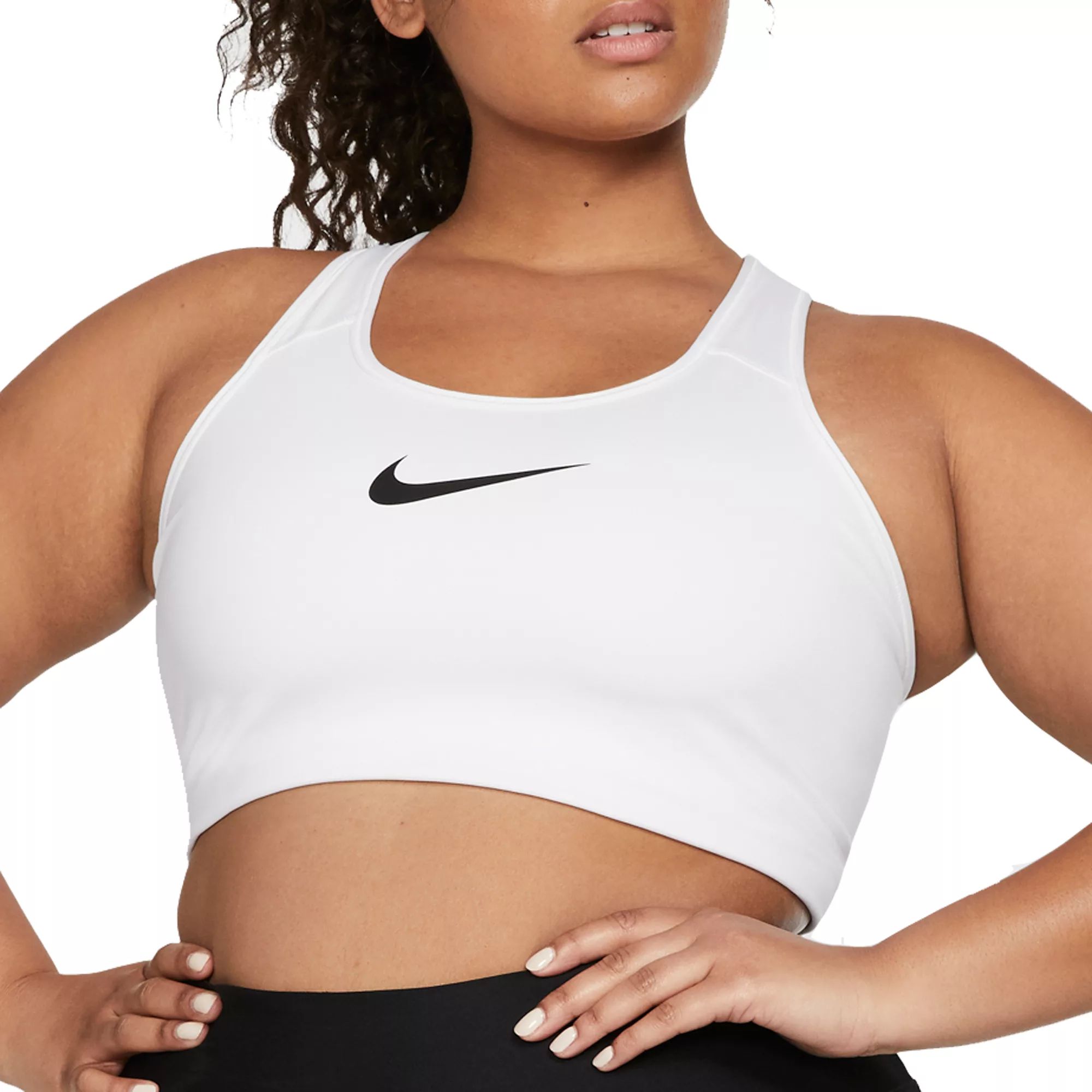Nike Women's Plus Size Unpadded Sports Bra, Size: 1XL, White | Dick's Sporting Goods