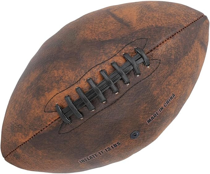 Rugby Ball, PU Leather Training Football Vintage Sports Football Rugby Training Ball | Amazon (CA)