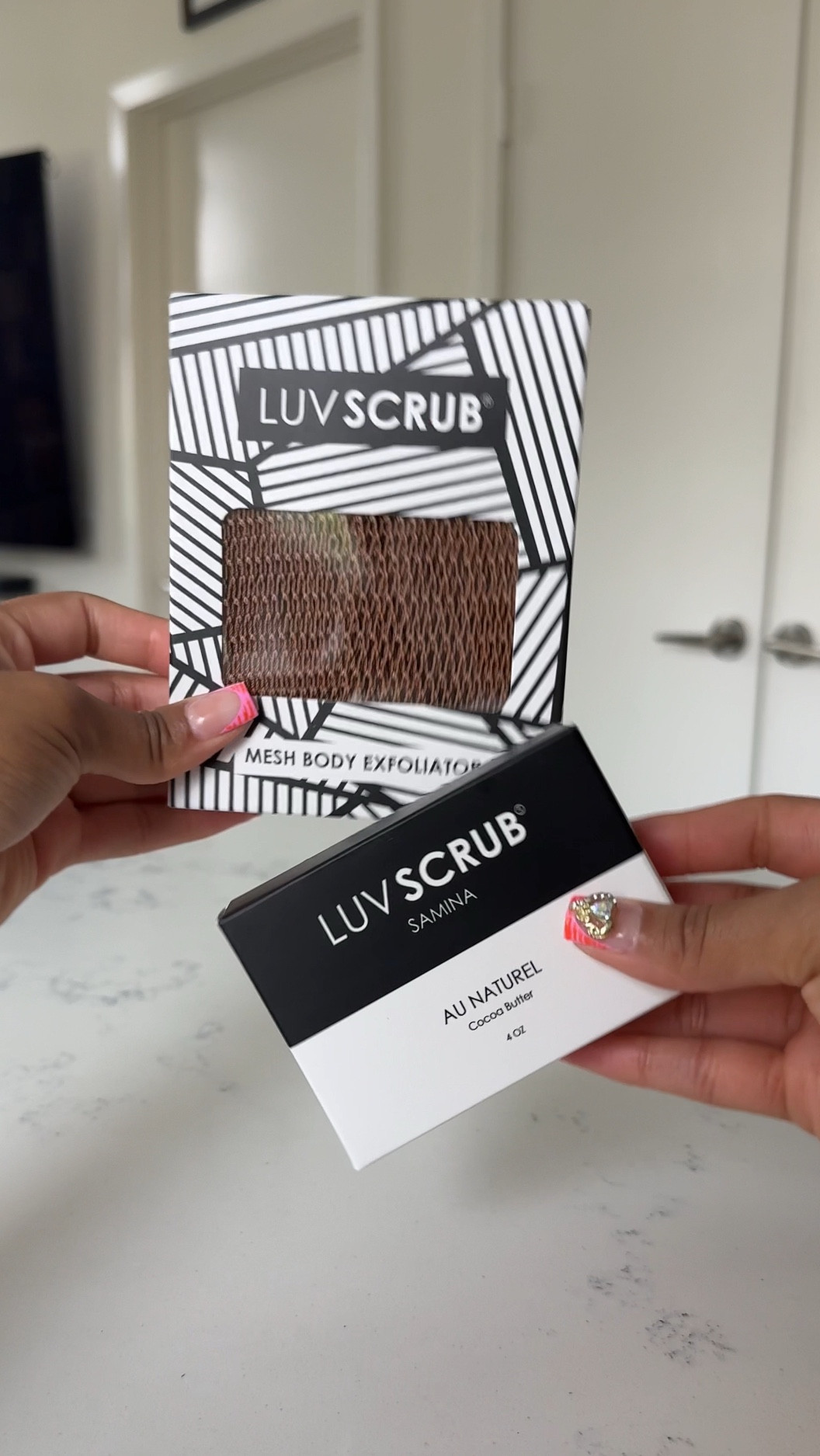 trying out the luv scrub mesh body exfoliator and cocoa butter bar soap🛀🫧 #blackowned

#LTKFindsUnder50 #LTKBeauty