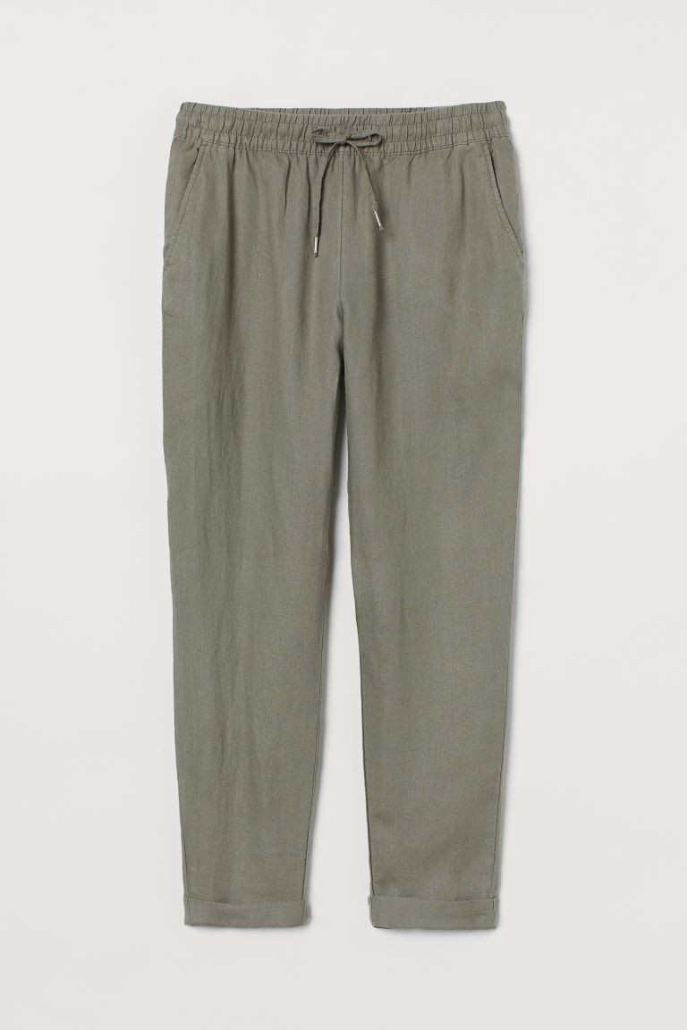 Linen joggers | H&M (UK, MY, IN, SG, PH, TW, HK)