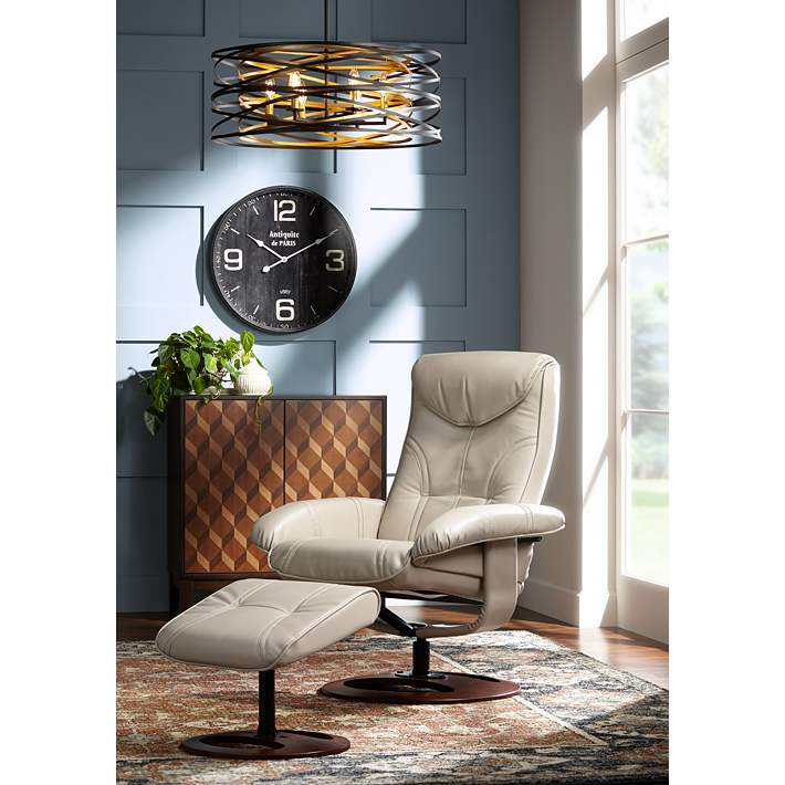 Minka Lavery Vortic Flow 26" Dark Bronze and Gold 6-Light Pendant | Lamps Plus