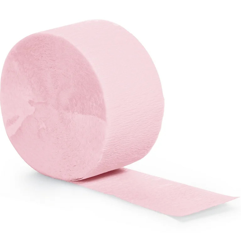Light Pink Paper Party Streamer, 150', by Way To Celebrate | Walmart (US)