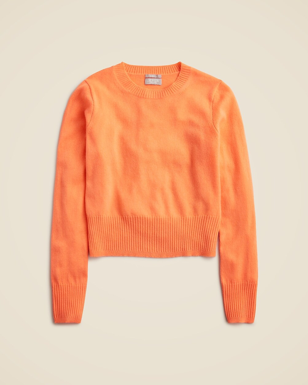 Cashmere shrunken crewneck sweater | J. Crew US