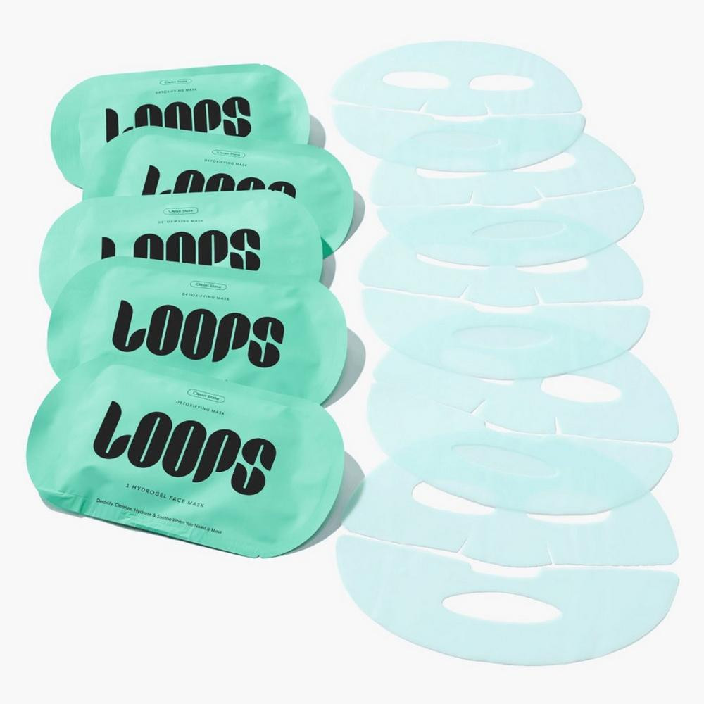 LOOPS Clean Slate Detoxifying Hydrogel Face Mask Set | Ulta