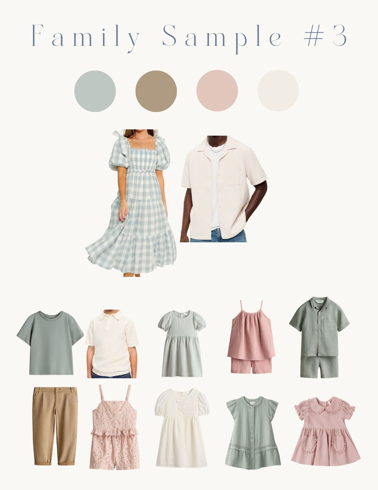 Spring family styles with seafoam, dusty pink, and neutral color palette for your next Spring or Summer family photo session! ￼

My name is Rachel and I am a family, maternity, and newborn photographer located in Asheville, North Carolina! Each spring and fall I love to put together a family styling guide for my clients to help them with figuring out what everyone is going to wear!

#LTKmomlife #LTKBaby #LTKKids