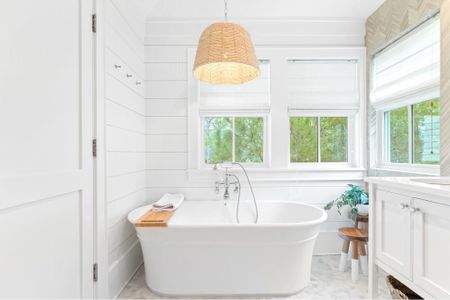 Free standing tub.  

#LTKhome #LTKstyletip