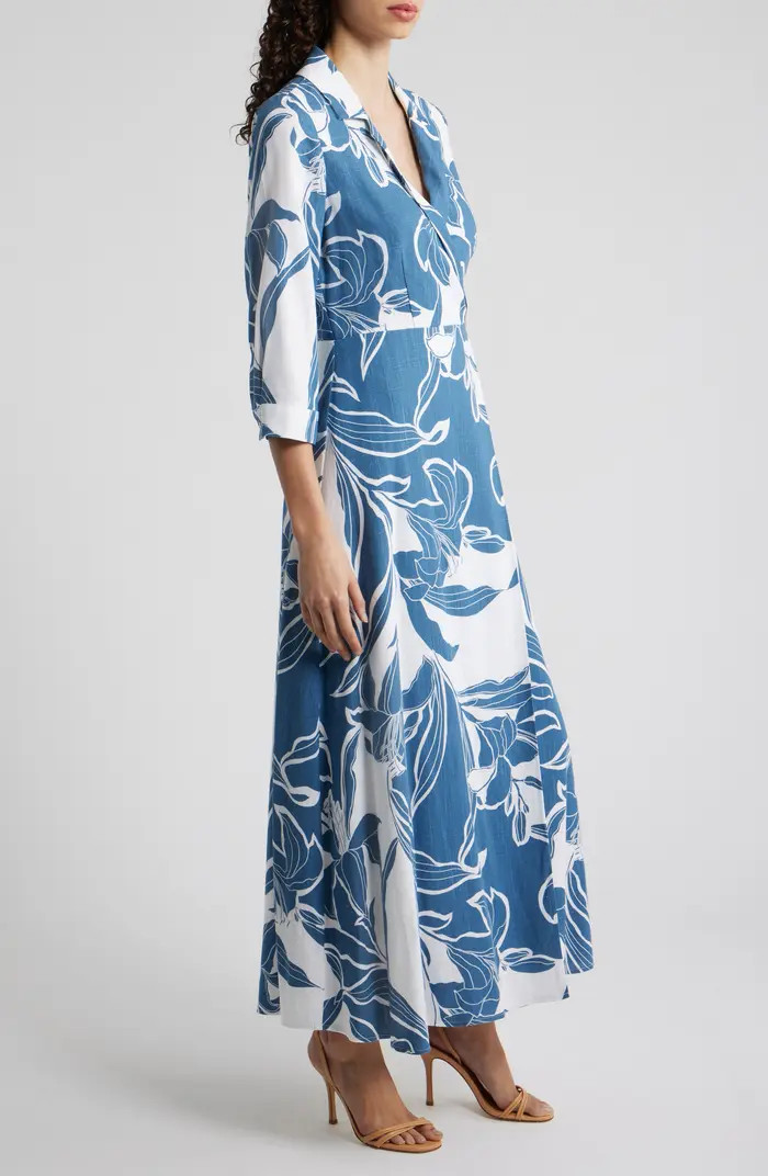 Floral Faux Wrap Maxi Dress | Nordstrom
