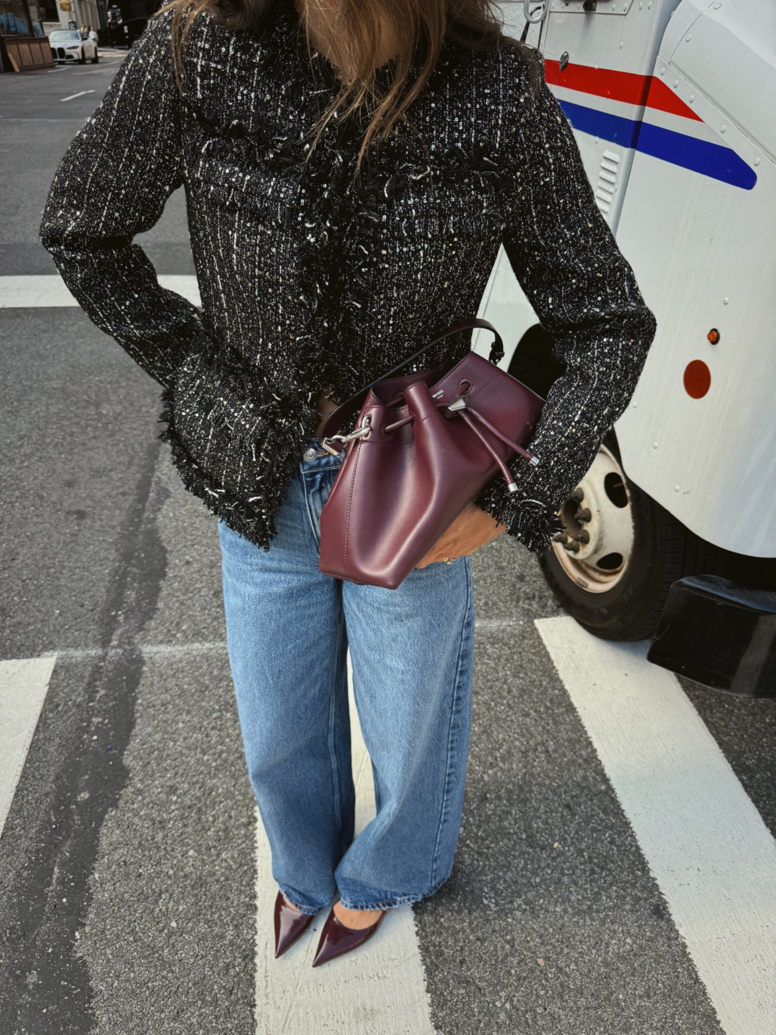 In love with the burgundy for Fall🤤👌🏻✨ The jacket is Kobi Halperin & jeans Zara. Linked similar items✨

#LTKSeasonal #LTKFallSale #LTKNYFW