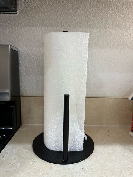 Amazon paper towel holder! 

#LTKHome #LTKFindsUnder50