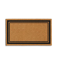 Barnyard Designs Natural Coco Coir Non-Slip Doormat (17x30, Border) | Amazon (US)