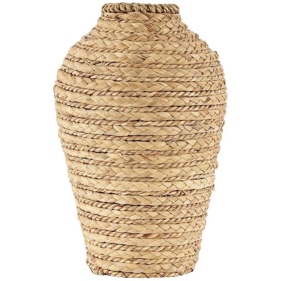 Deco 79 Seagrass Handmade Decorative Vase Braided Centerpiece Vase, Vase for Home Decoration 8" x... | Amazon (US)
