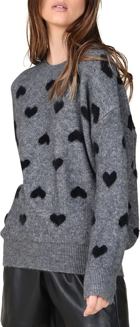 Molly Bracken Hearts Crewneck Sweater | Nordstrom | Nordstrom