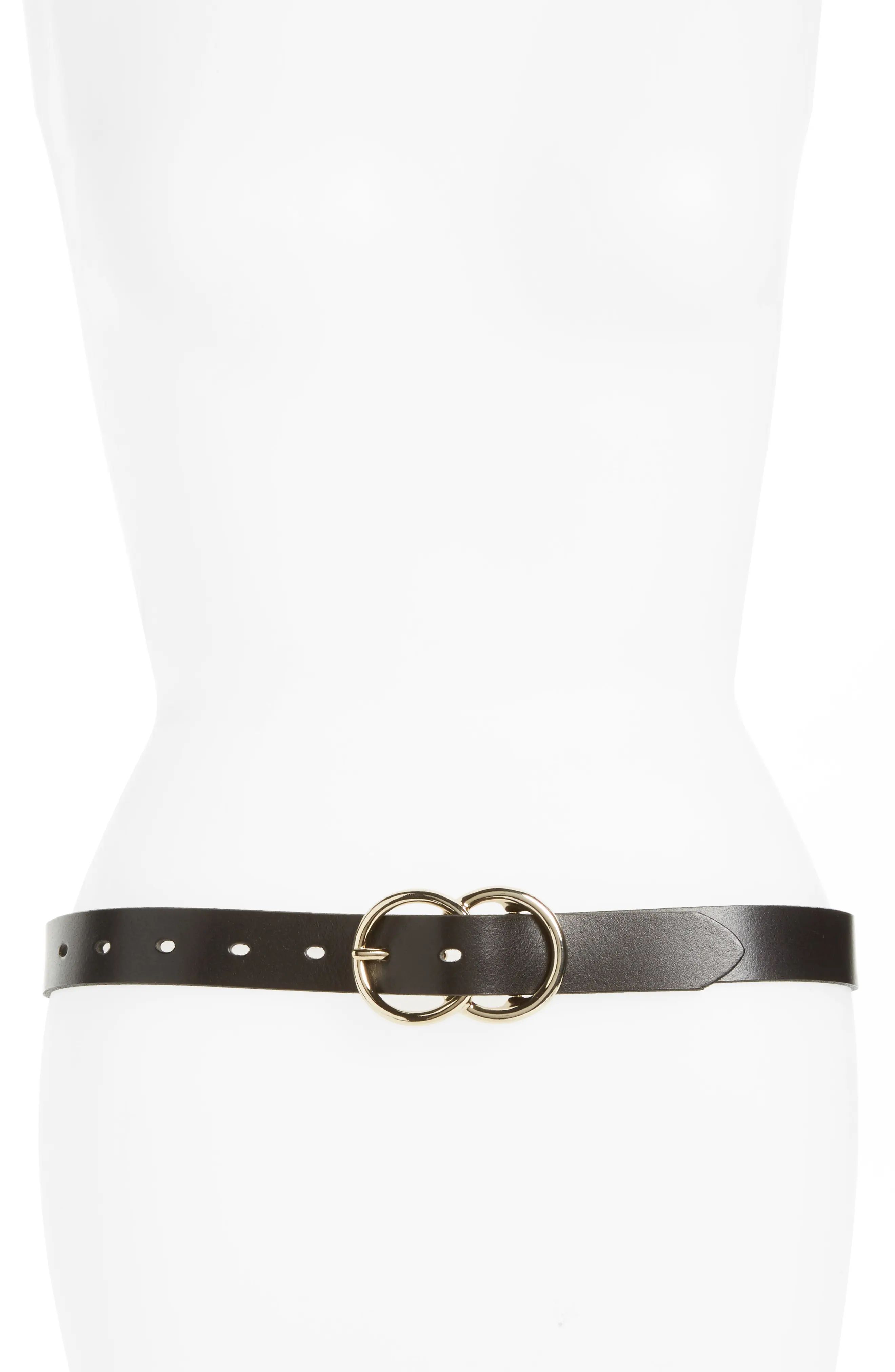 Double Ring Leather Belt | Nordstrom