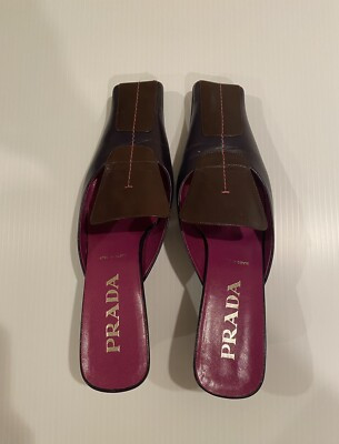 Vintage Prada Dual-Tone Kitten Heel  | eBay | eBay US