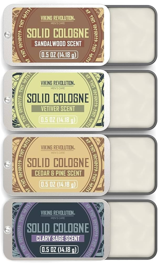 Viking Revolution - Cologne - Solid Cologne for Men with Cedar Wood, Clary Sage, Vetiver, Sandalw... | Amazon (CA)