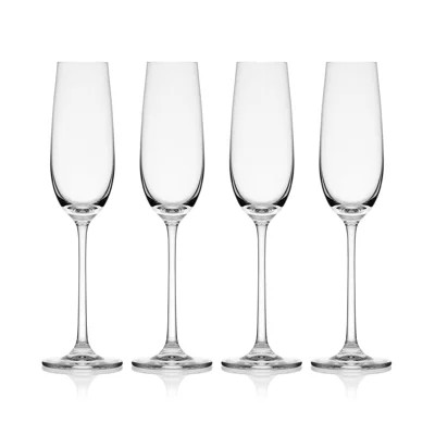 Mikasa Lana 8.25 oz. Champagne Flutes | Wayfair North America
