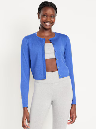 CloudComfy Cropped Cardigan | Old Navy (US)