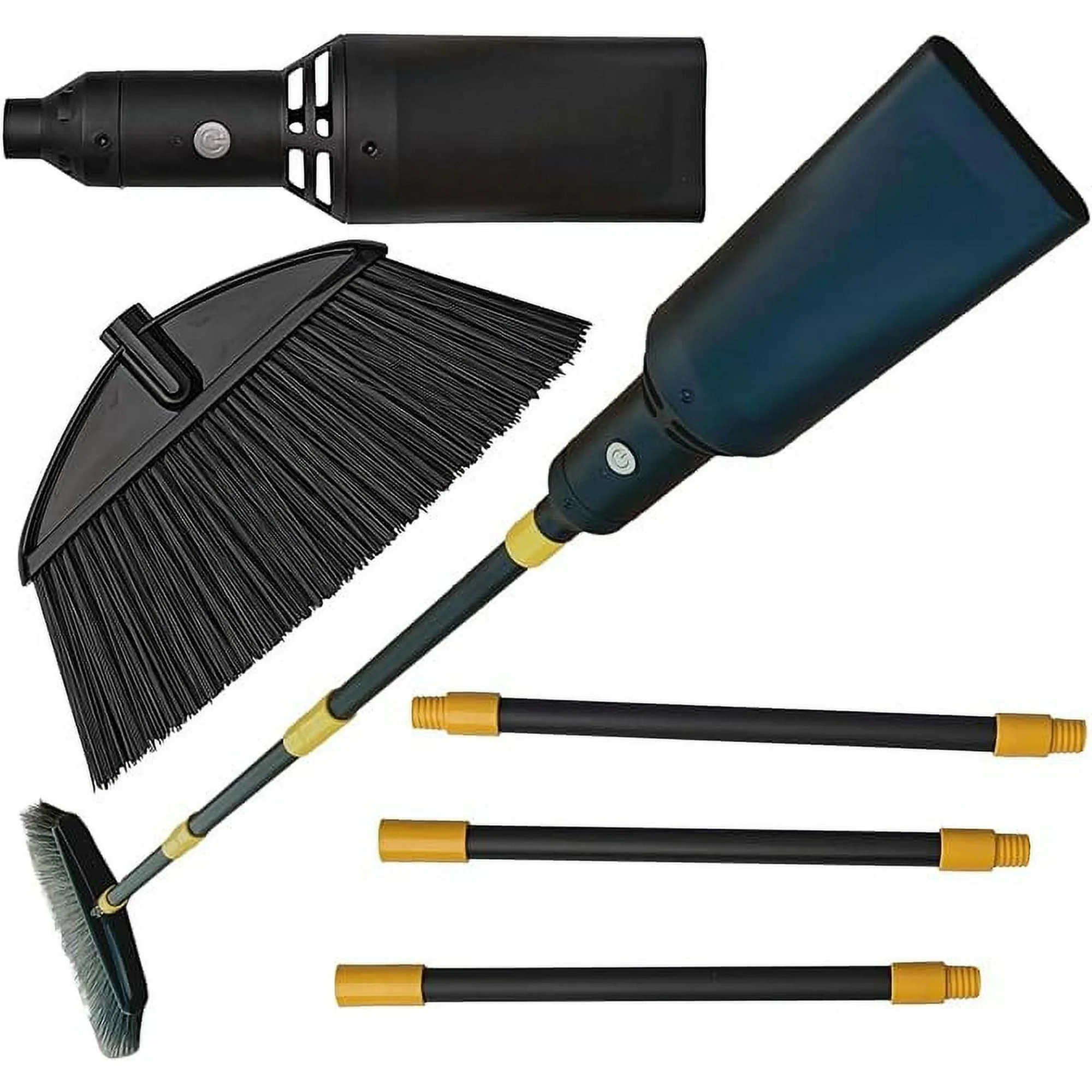 Outdoor Broom with Built-in Lightweight Rechargeable Cordless Leaf Blower | Collapsible Broom for... | Walmart (US)