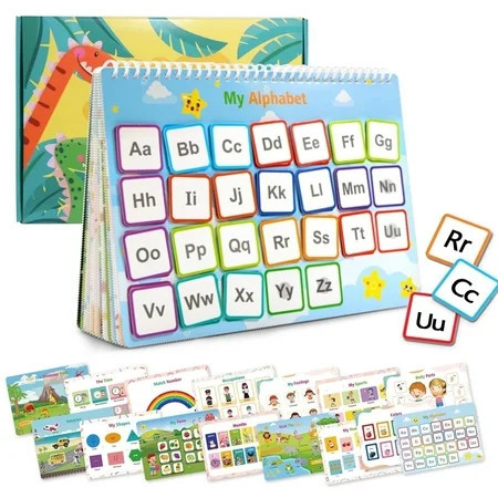 Xueyu Busy Book for Toddlers，Montessori Preschool Learning Activities With 16 Themes and 16 Pages Educational Coloring Books，Gifts for Ages 3 and Up Boys Girls, Homeschool Montessori Toys | Walmart (US)