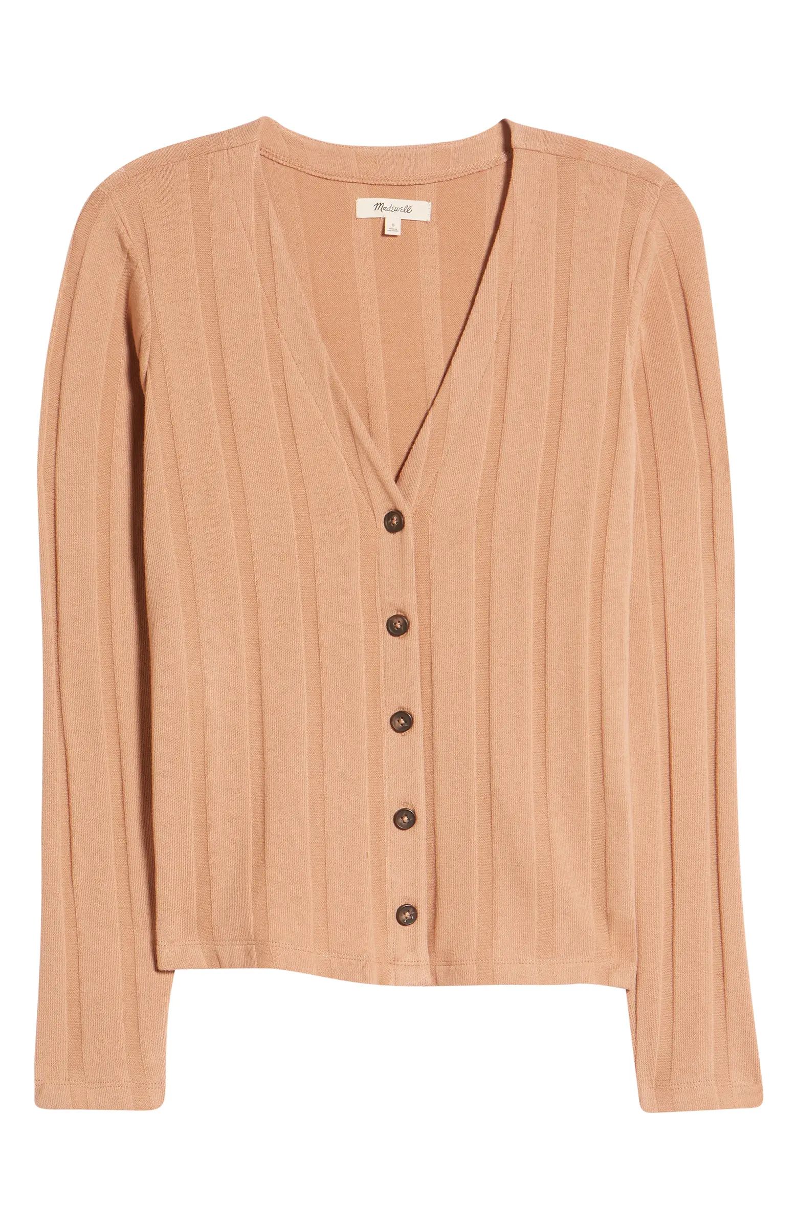 Madewell Ribbed Knit Cardigan | Nordstrom | Nordstrom