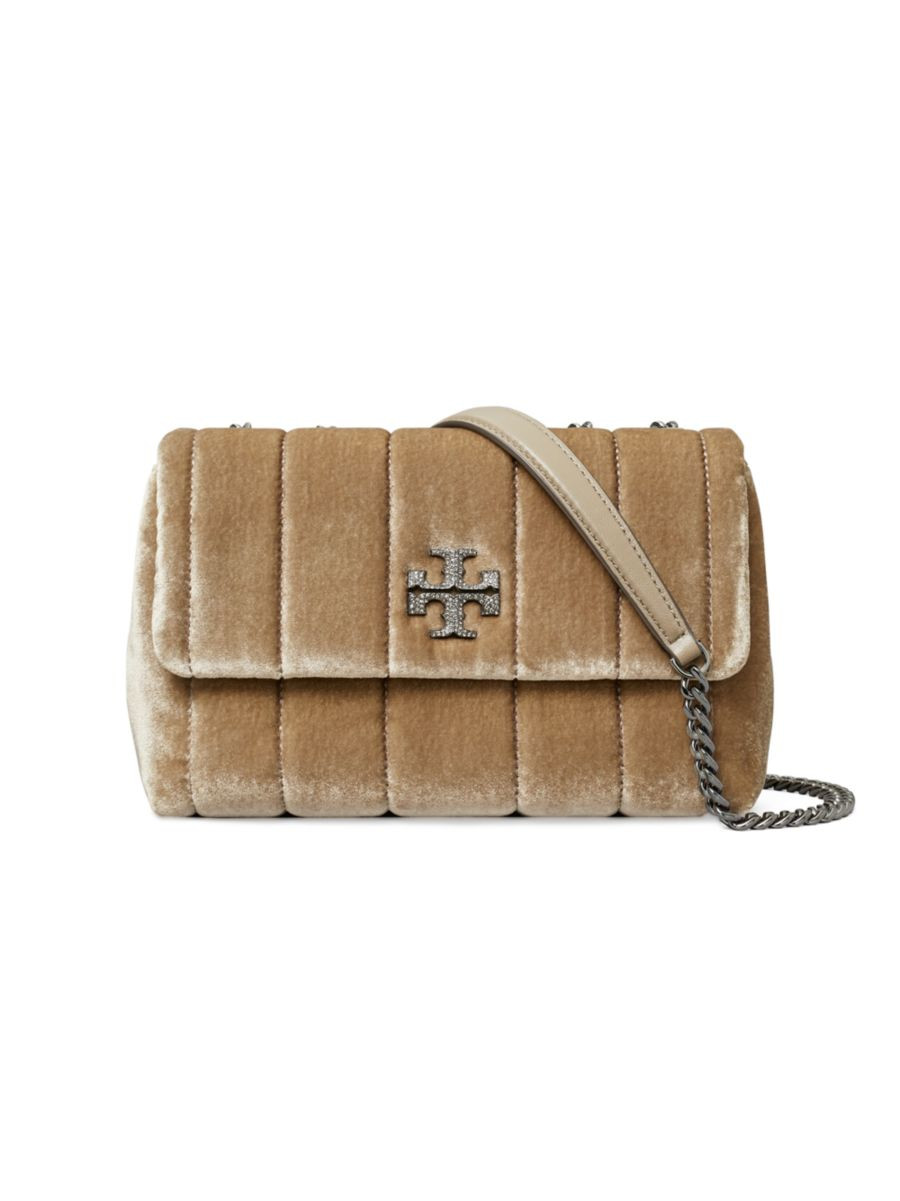 Tory Burch Kira Velvet Small Crossbody Bag | Saks Fifth Avenue