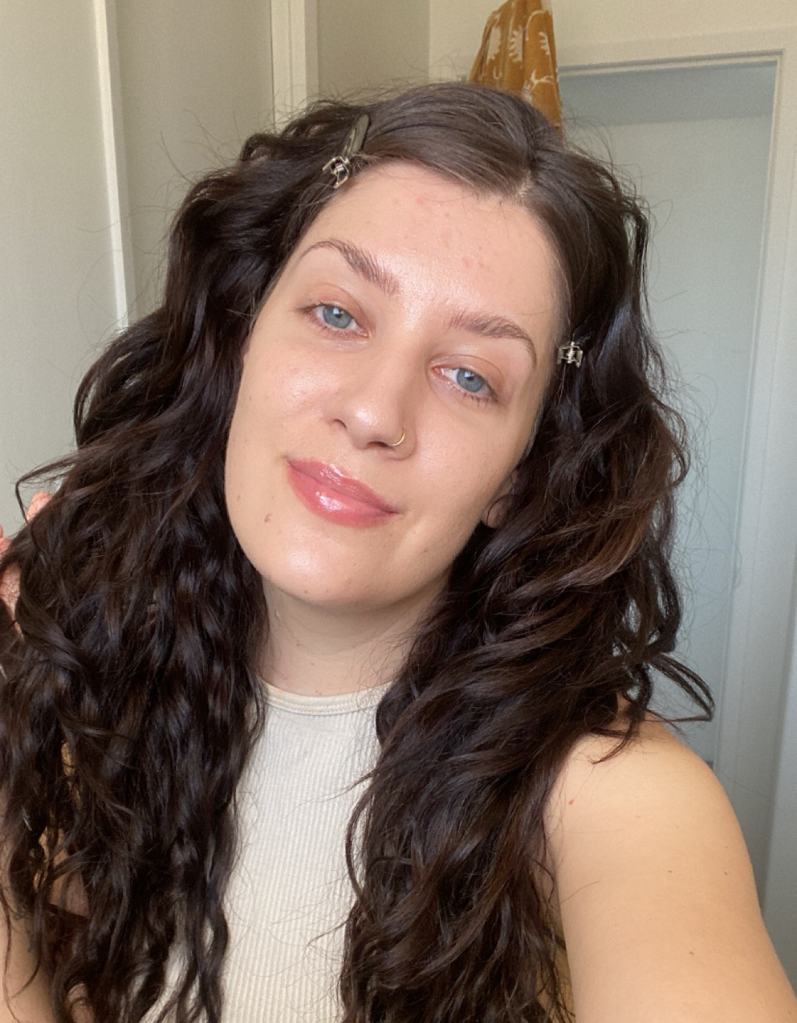 No makeup makeup with only 2 products - a tinted hypotonic acid serum and my fave toofaced lip plumper gloss! 💘✨ gives you just the right amount of freshness and glow to your face :)

#LTKbeauty #LTKunder50 #LTKstyletip