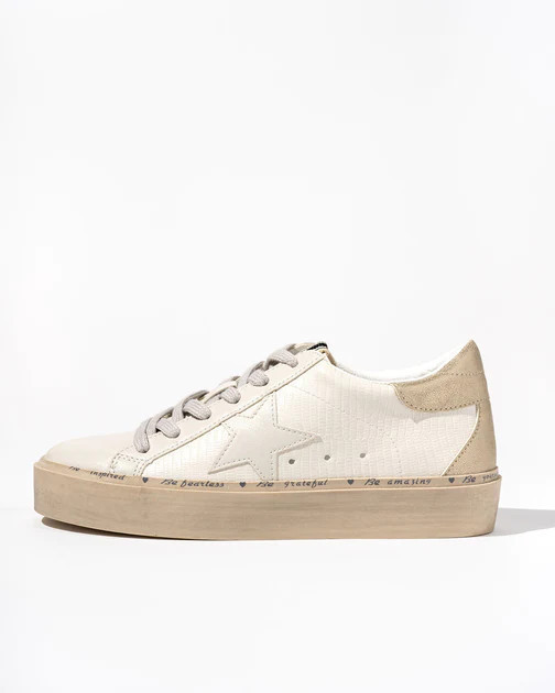 Reba Platform Sneakers - Bone | VICI