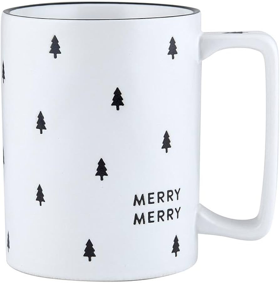 Santa Barbara Design Studio Coffee Cup Organic Ceramic Christmas Mug, 16-Ounces, Merry Merry | Amazon (US)