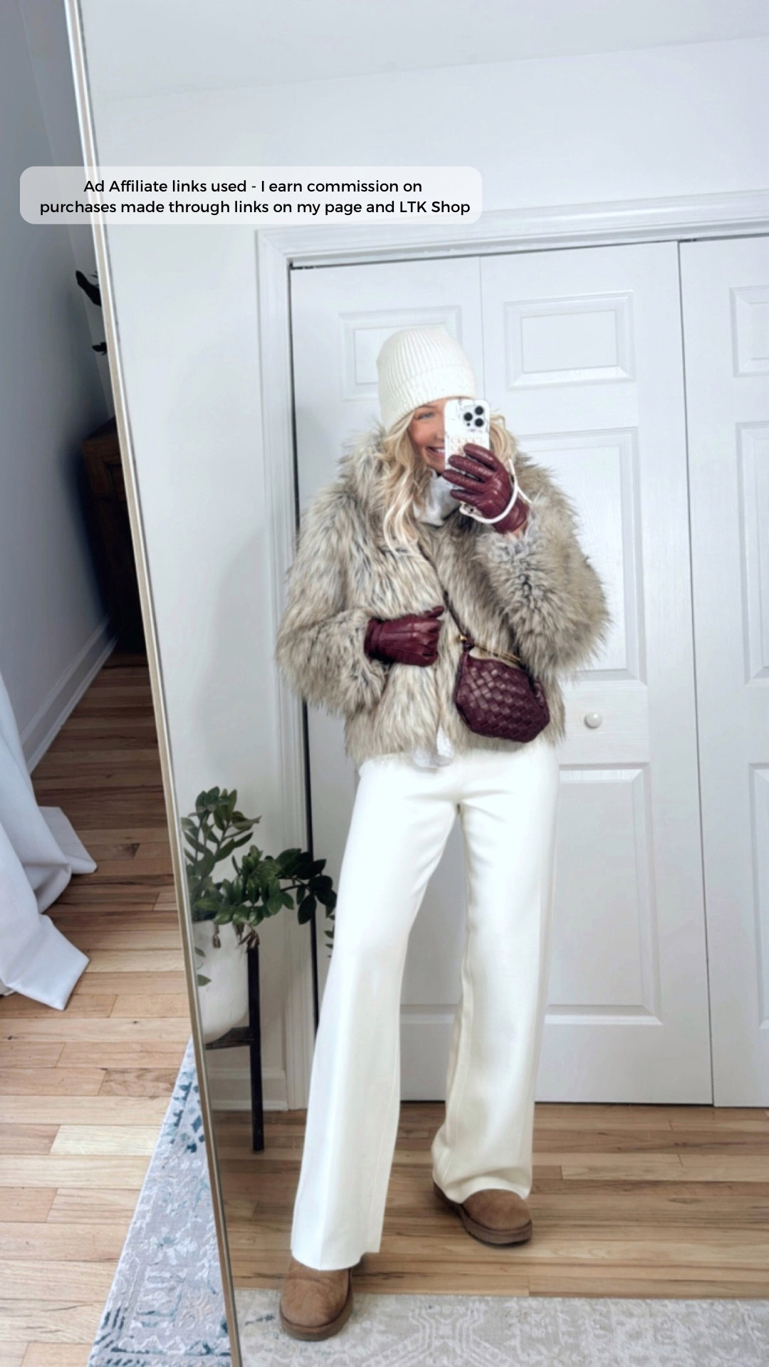 Faux fur coat casual outfit
Errands outfit
Everyday winter outfit 