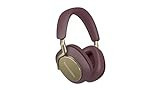 Bowers & Wilkins Px8 Over-Ear Wireless Headphones, Advanced Active Noise Cancellation, Luxurious Materials, 30-Hour Battery Life, 15-Min Quick Charging, Royal Burgundy | Amazon (US)