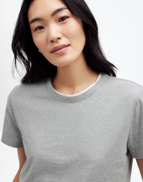 Cotton Perfect Crewneck Tee | Madewell